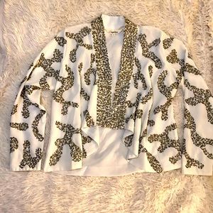 6 shore road open blazer, size s